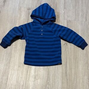 MEC Navy Striped Kids Hoodie